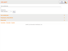 Tablet Screenshot of m.helmet.fi